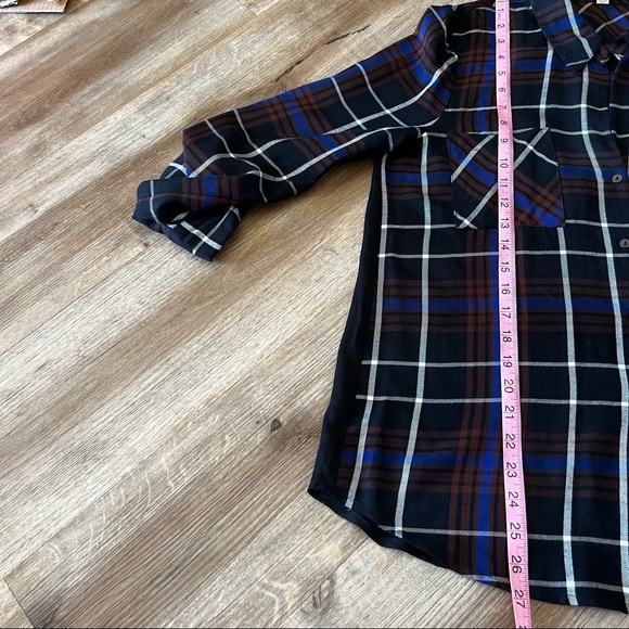 L’AGENCE Denice Contrast Back Shirt S - Picture 9 of 11